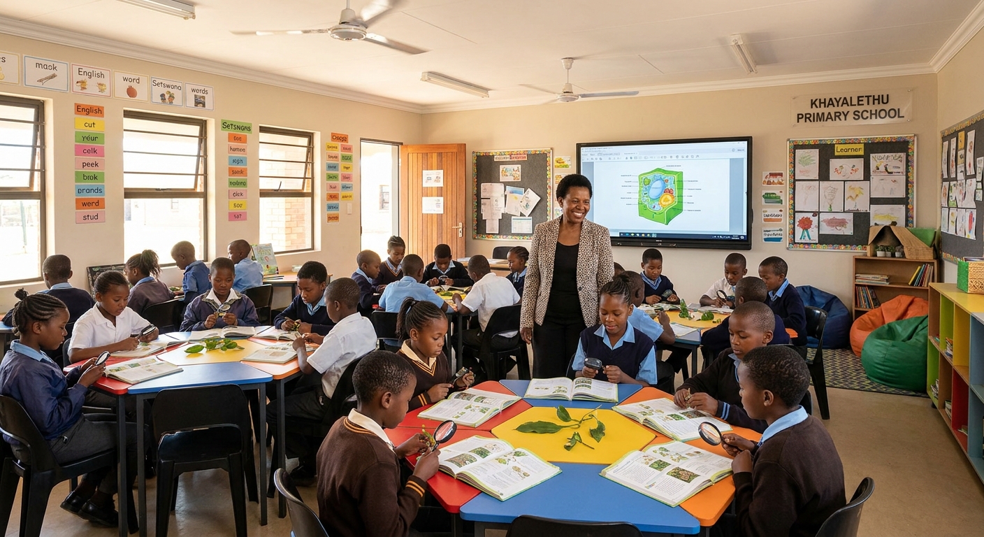 Students Learning in Classroom
