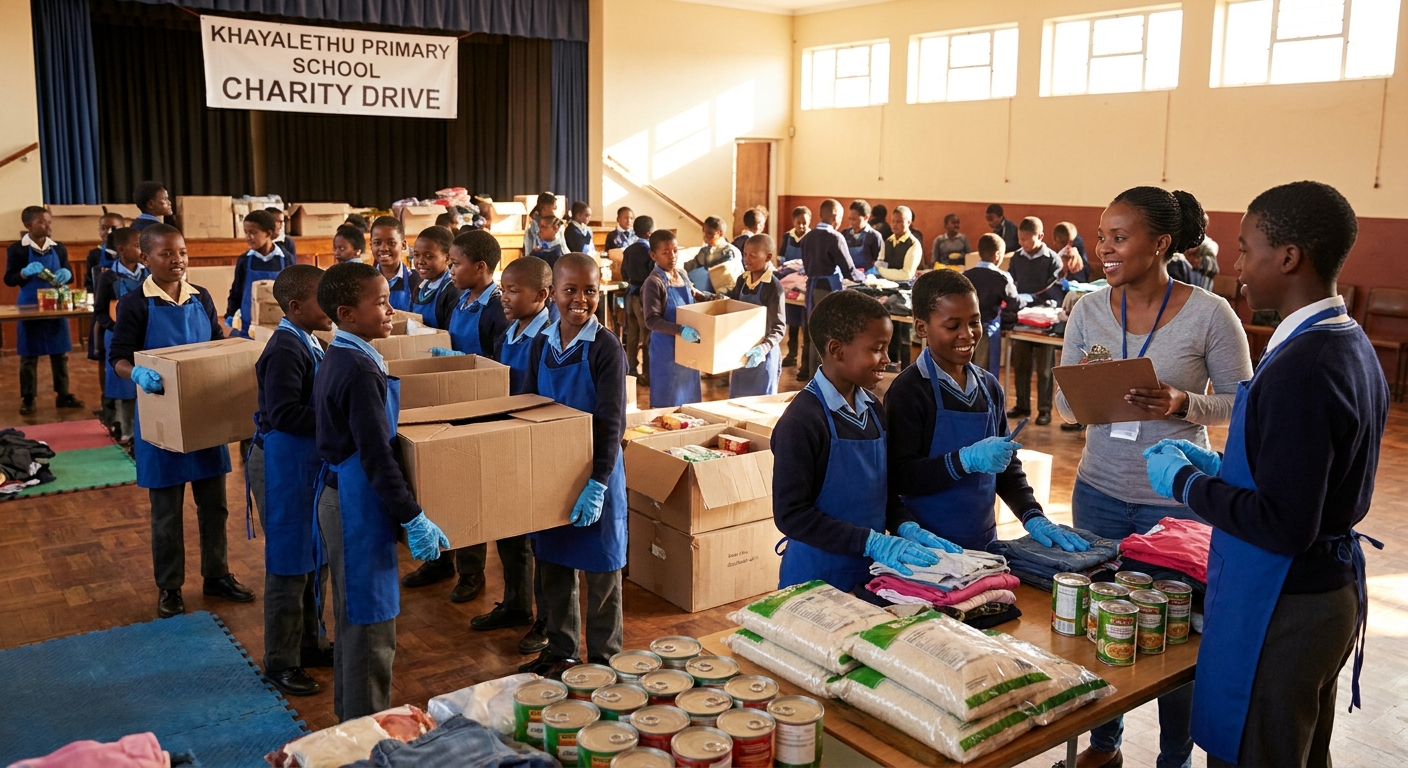 Charity Drive and Donation Collection