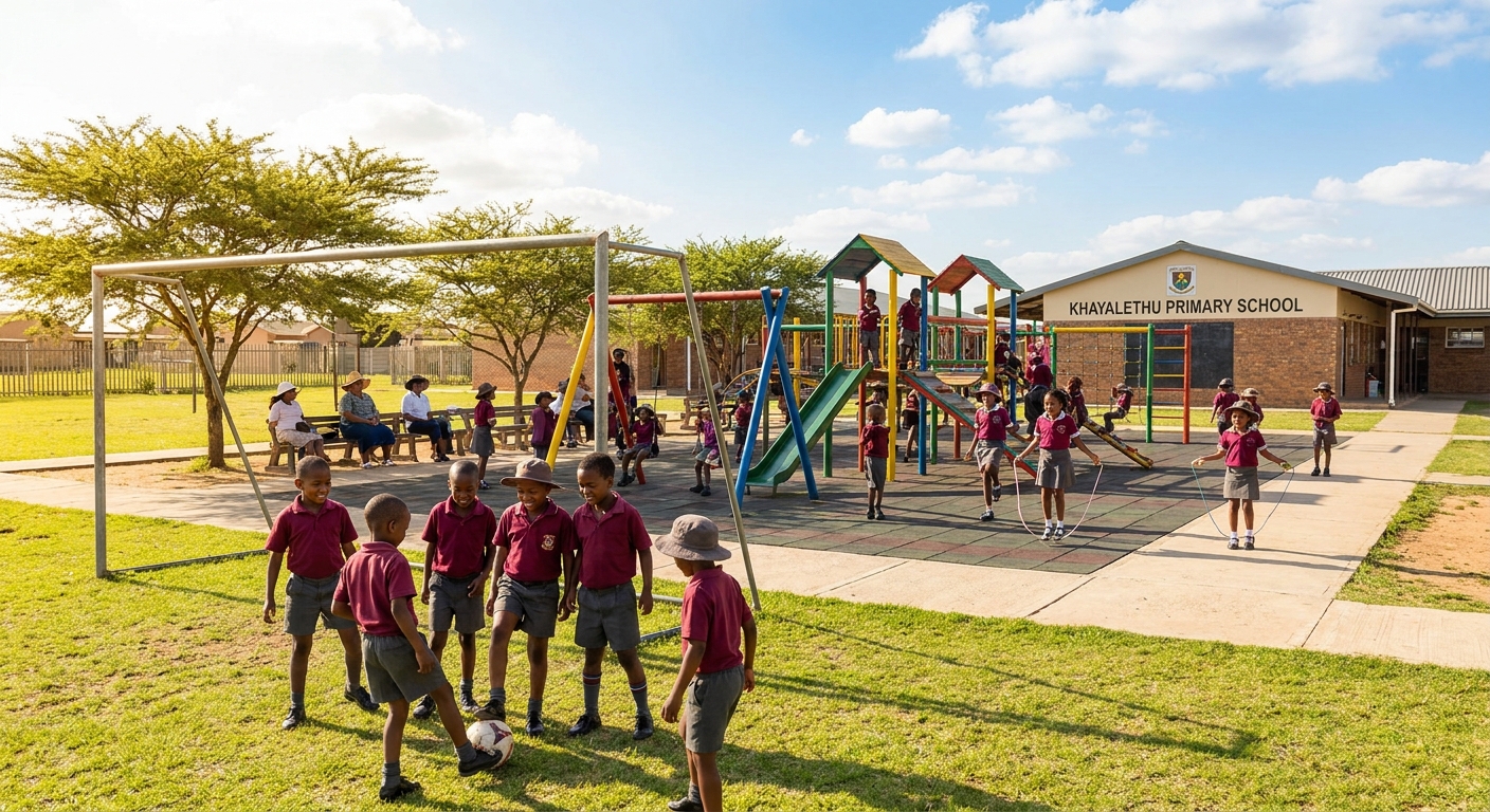 School Playground and Sports Field